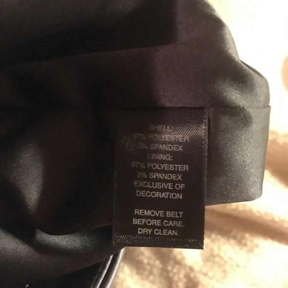 WHBM gray color block strapless dress sz 00 - Picture 6 of 6